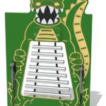 Crocodile Chimes Musical Panel