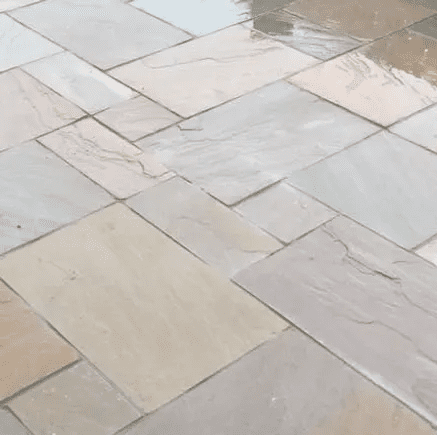 A top view image of Autumn Brown Indian stone