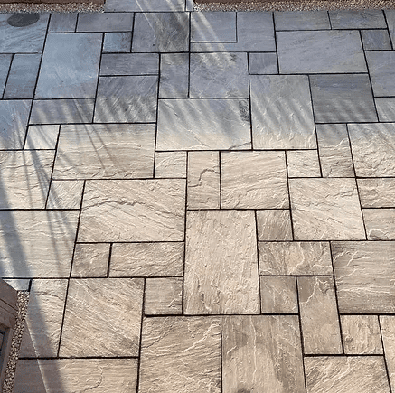 A top view photo of Kandla Grey Indian stone