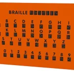 Braille Alphabet and Number Play Panel